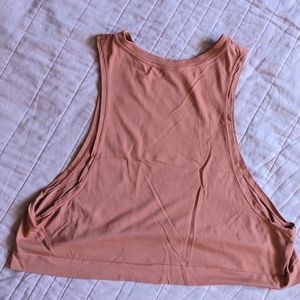 Avocado Orange Cropped Tank